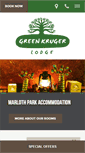 Mobile Screenshot of greenkrugerlodge.com